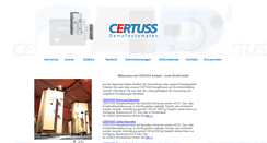 Desktop Screenshot of certuss.ch
